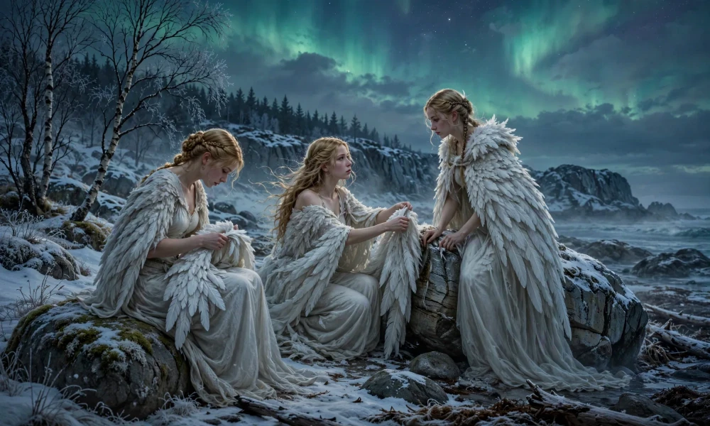Alternative illustration of Swan Maidens