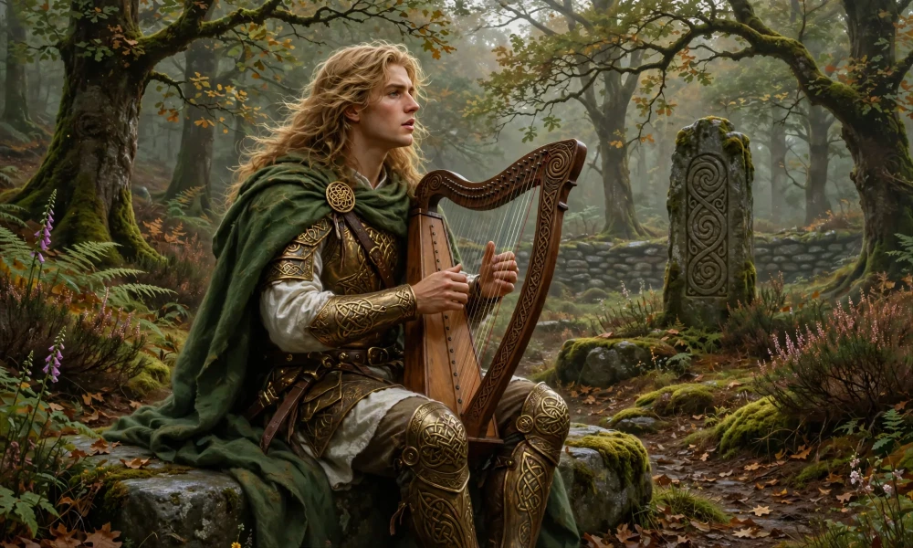 Alternative illustration of Oisín