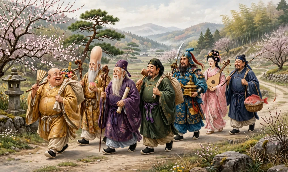 Alternative illustration of Shichi Fukujin