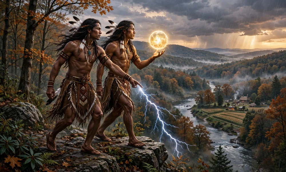 Alternative illustration of Thunder Twins