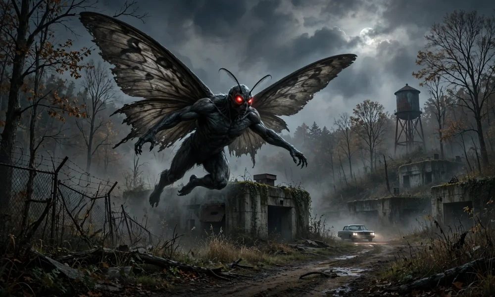 Alternative illustration of Mothman
