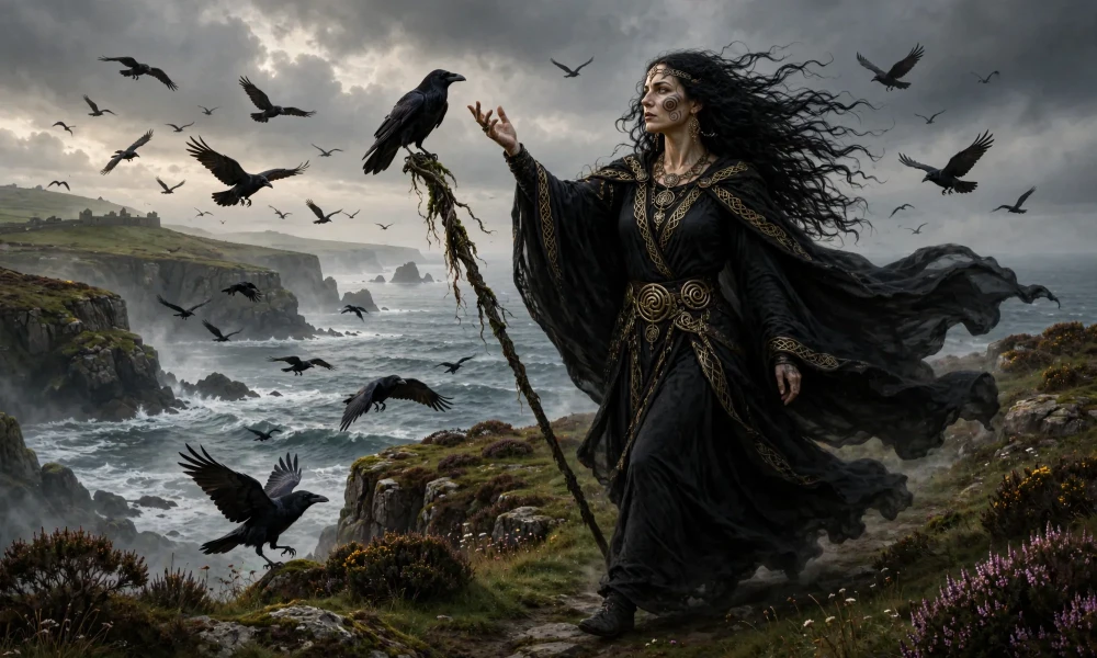 Alternative illustration of Mórrígan